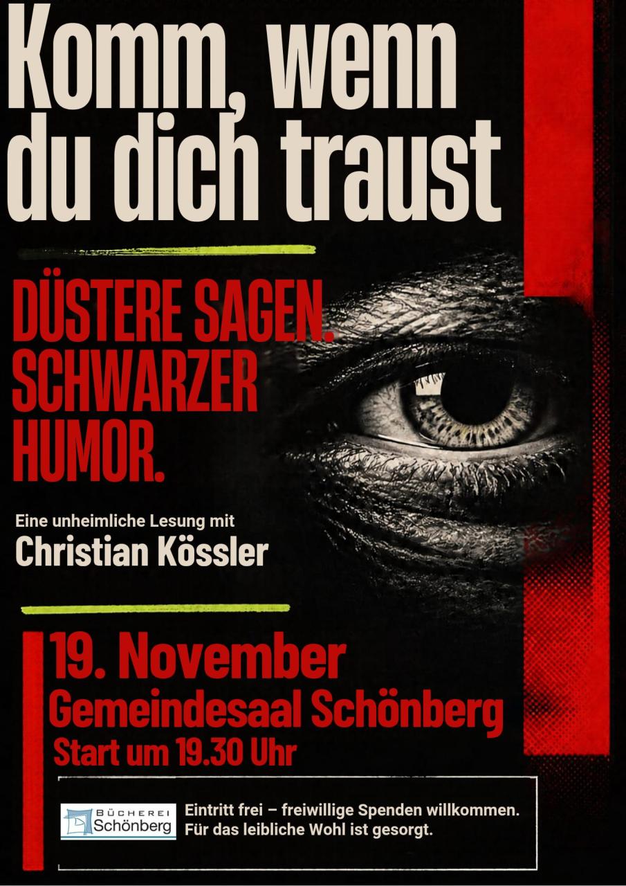 Lesung Einladung